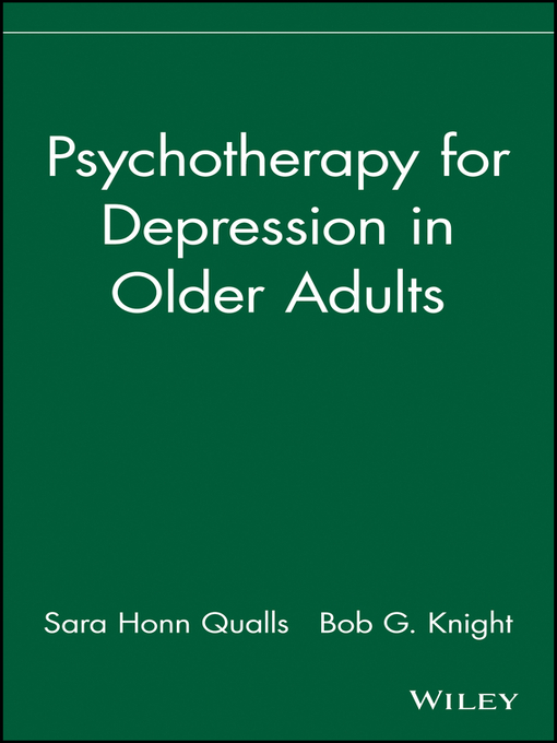 Title details for Psychotherapy for Depression in Older Adults by Sara Honn Qualls - Available